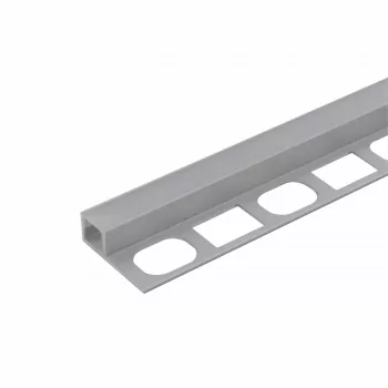 Anodized aluminum tile profile for LED strips